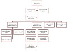 Структура управления МБОУ СШ №4 имени В.В.Клочкова
